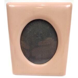 Nu-Dell Plastics Oval Frame Oval Shaped Holds 3”x 2.5” Pic Vintage Chicago USA